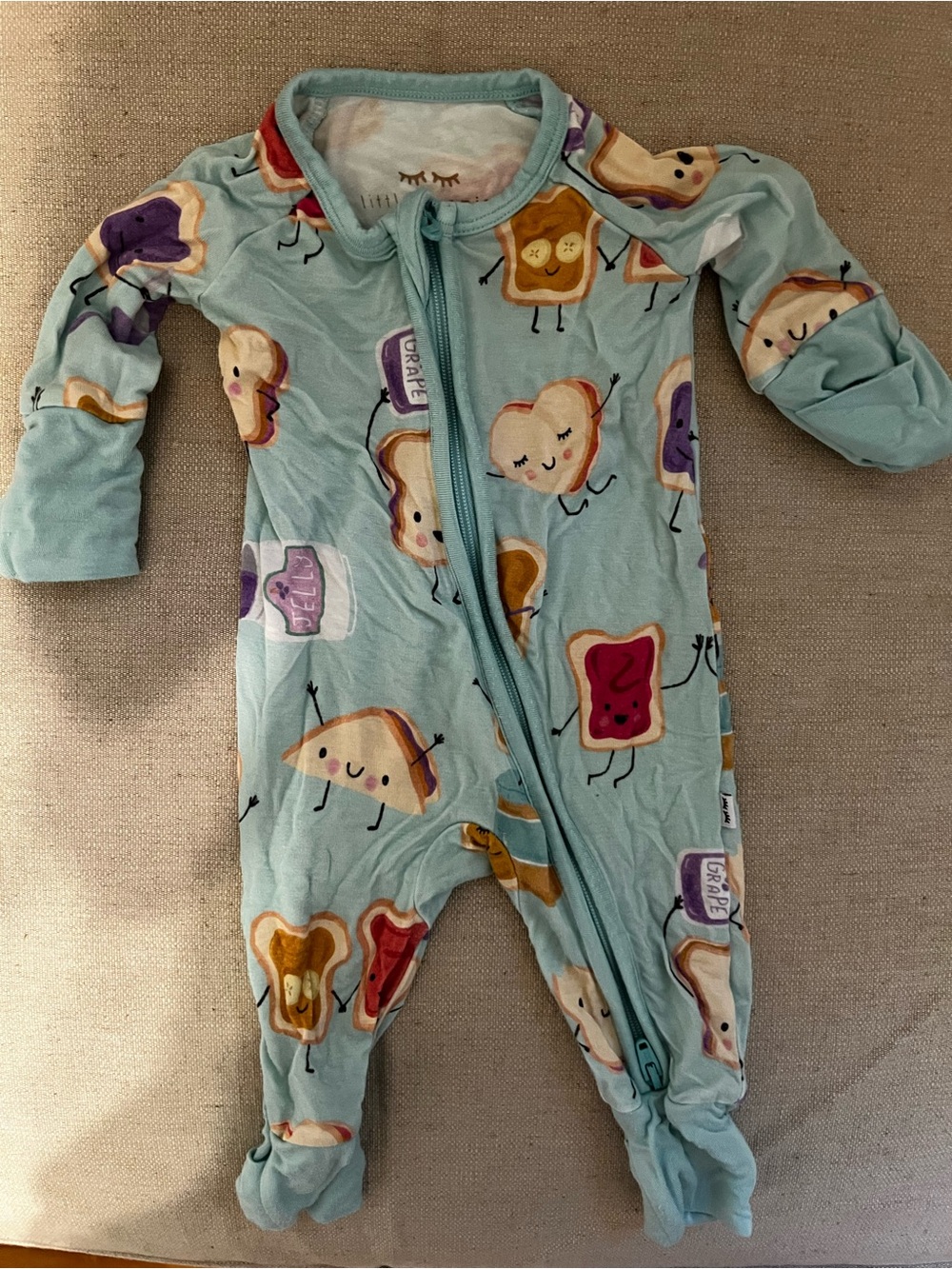 Little Sleepies Peanut Butter and Jelly Print